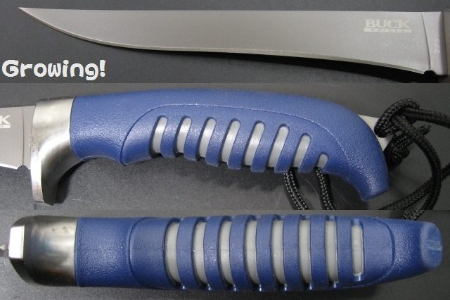 ナイフショップ グローイング！□BUCK【バック】ナイフ□ シルバー