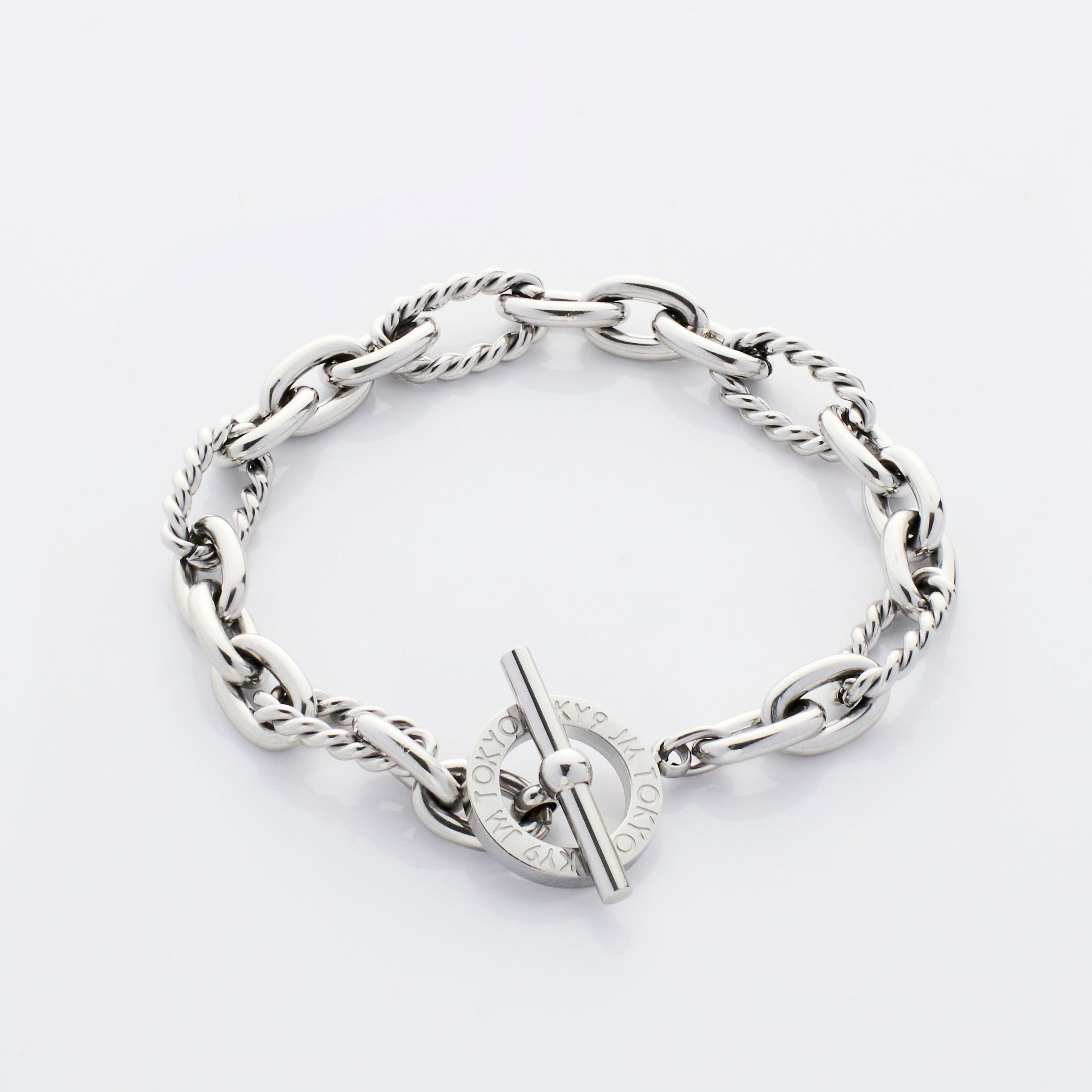 Nawa Toggle Bracelet (Silver) – KY9 JM