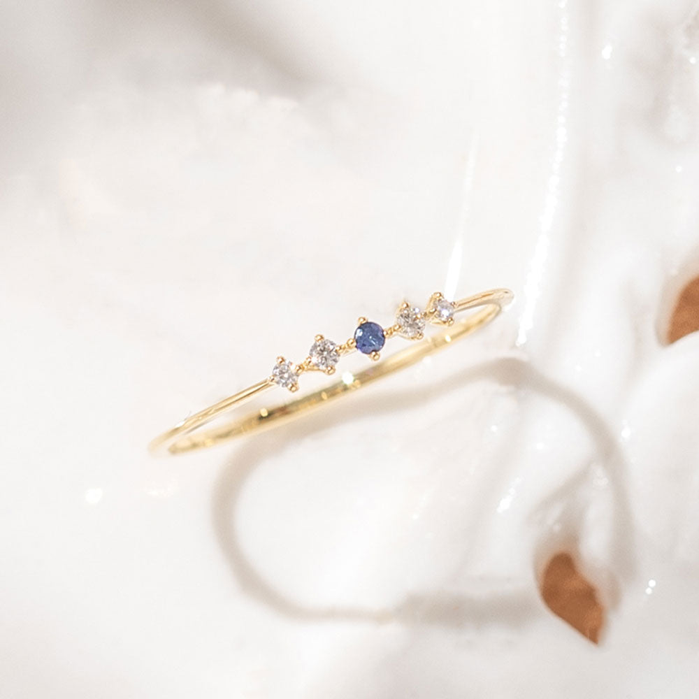 受注生産】K18 サファイア ダイヤモンド リング |31-4943 – L&Co.