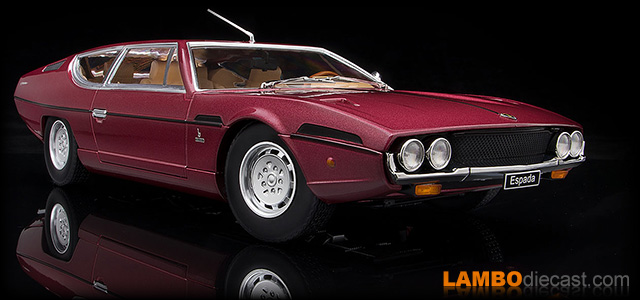 The 1/18 Lamborghini Espada Series II from KK-Scale, a review by