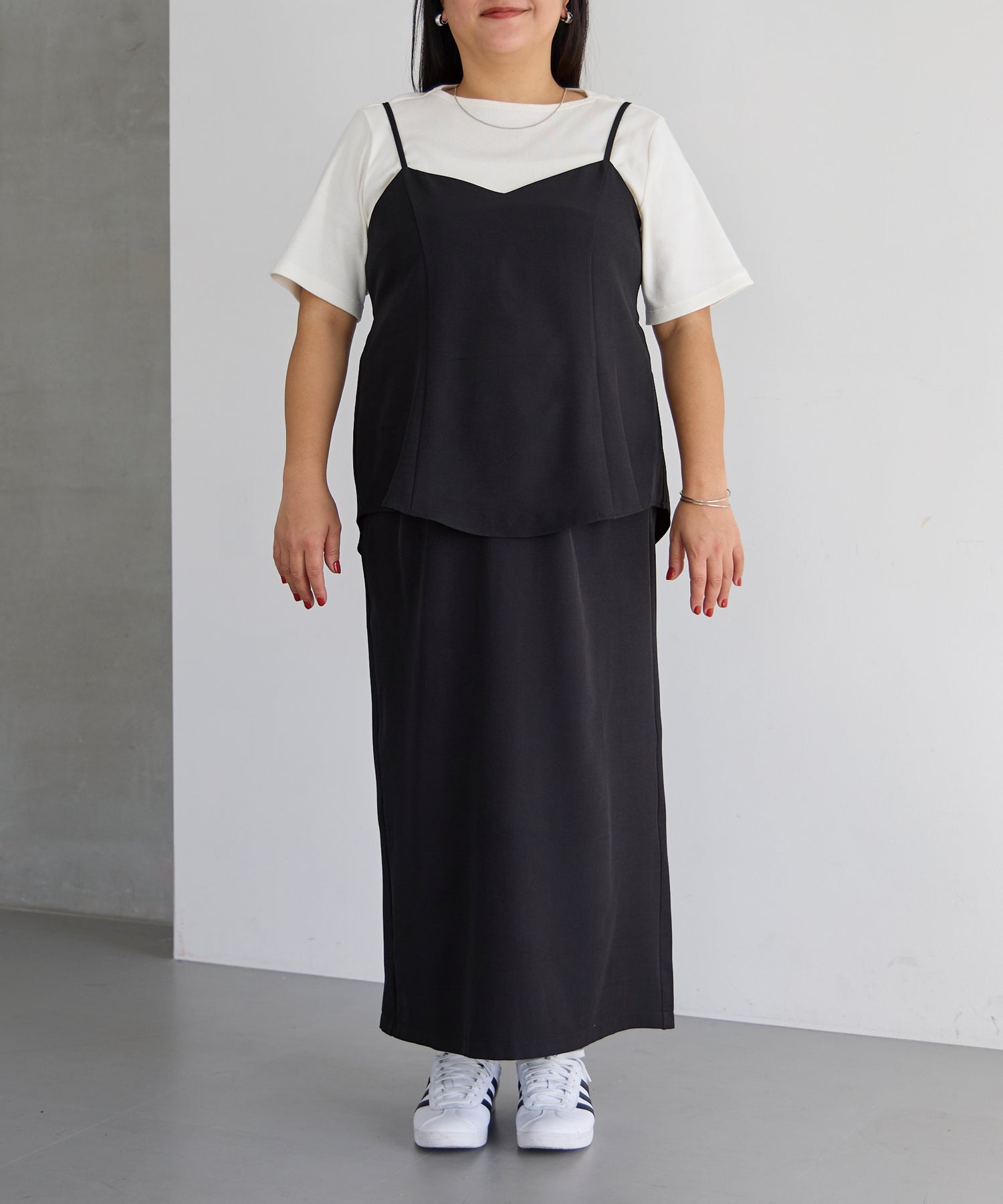 ビスチェスカートセットアップ | ラビアンジェ-⼤きいサイズのレディース服