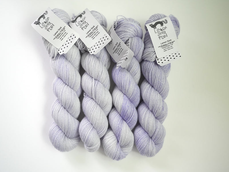 LJP Lemon Sock: 白菫 | 手染め毛糸 販売 LemonJellyPool – Lemon