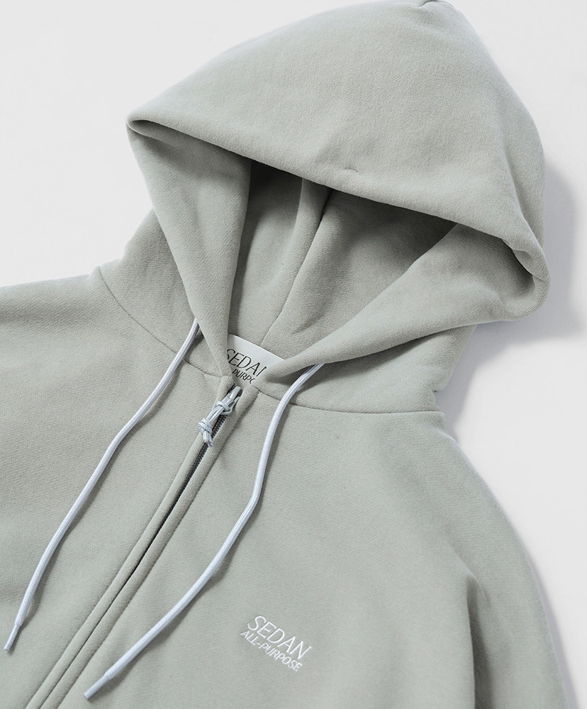 OG Logo Full Zip Hoodie(M(MEN) Charcoal/チャコール): SEDAN ALL-PURPOSE