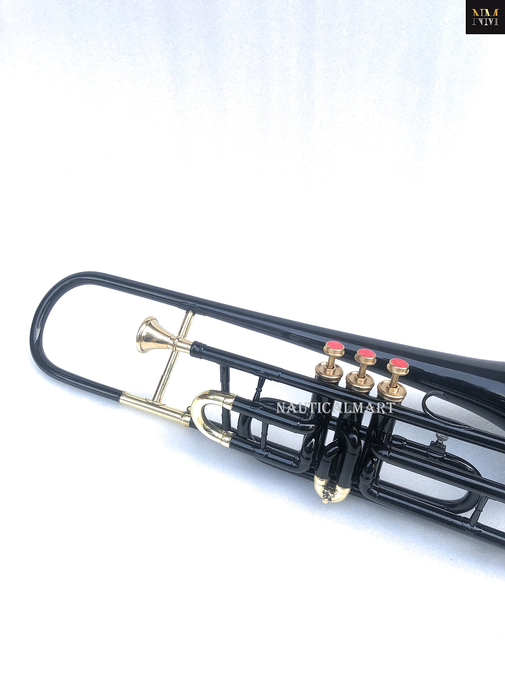 Amazon | Nauticalmart バルブ トロンボーン Bb ブラック | トロン