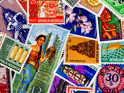 インドネシア - 趣味の切手専門店マルメイト | 外国切手・切手収集用品