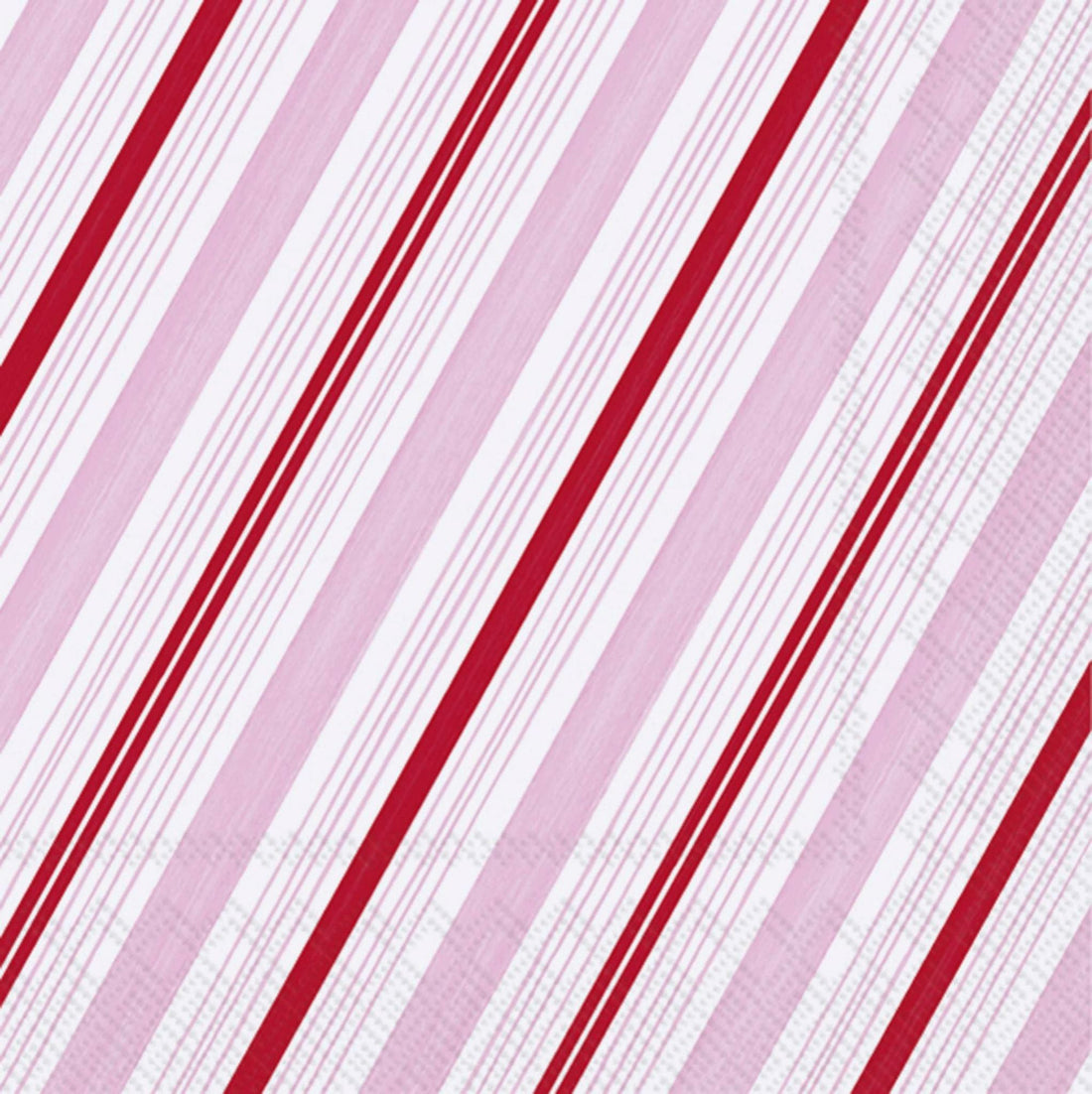Peppermint Stripes Cocktail Napkin By Boston International – Mariposa