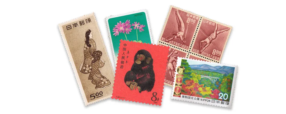 ♥海外切手バラ＆中国切手バラおまとめセット ♥海外切手バラ＆中国