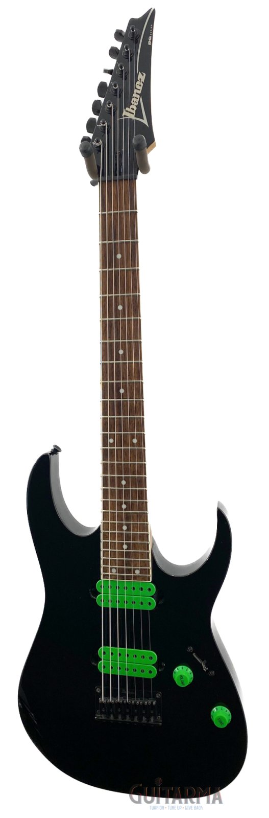 Ibanez RG7321 7-string electric - w/upgraded GREEN DiMarzio pickups
