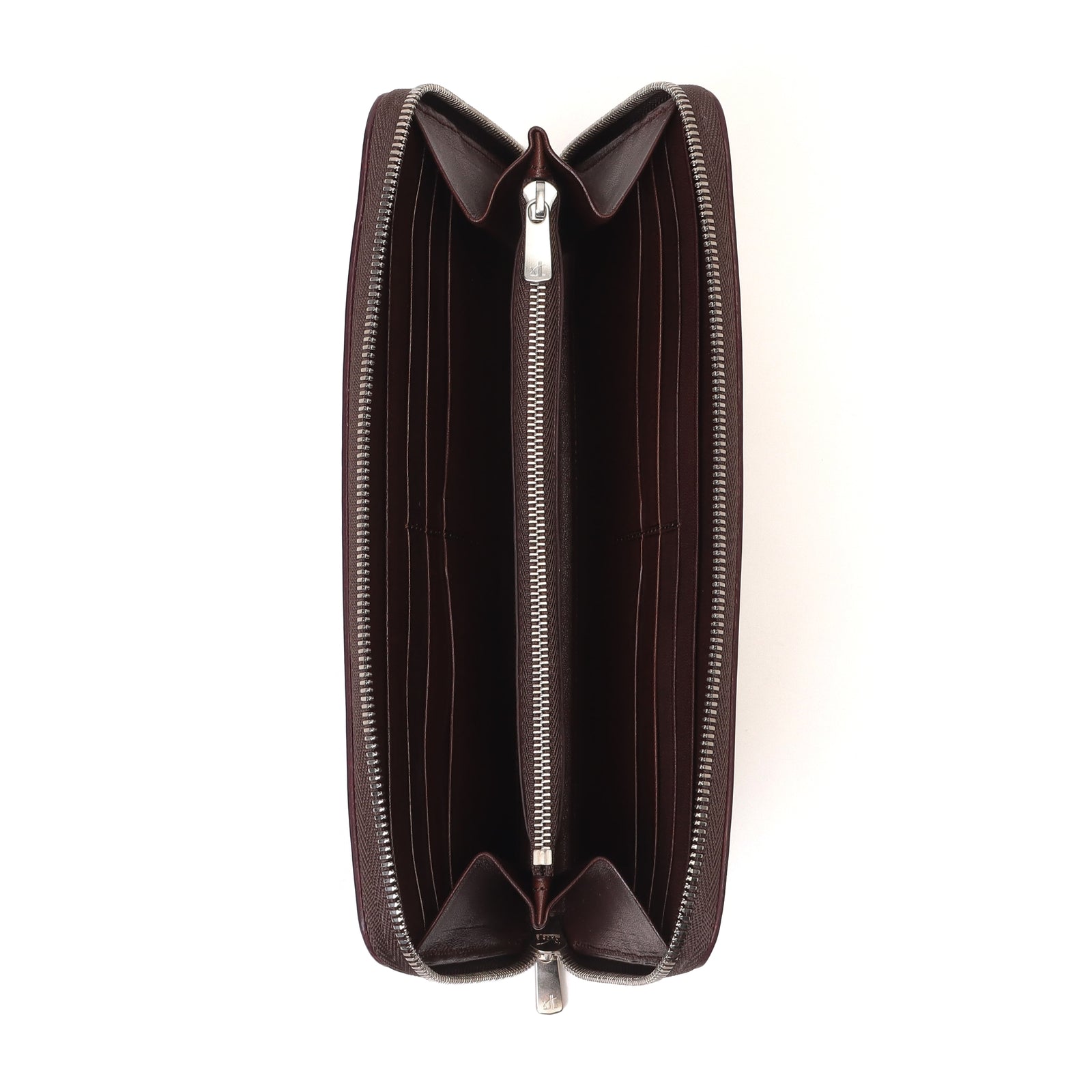 ブライドルレザー ロングジップウォレット ダークブラウン – MINIMAL