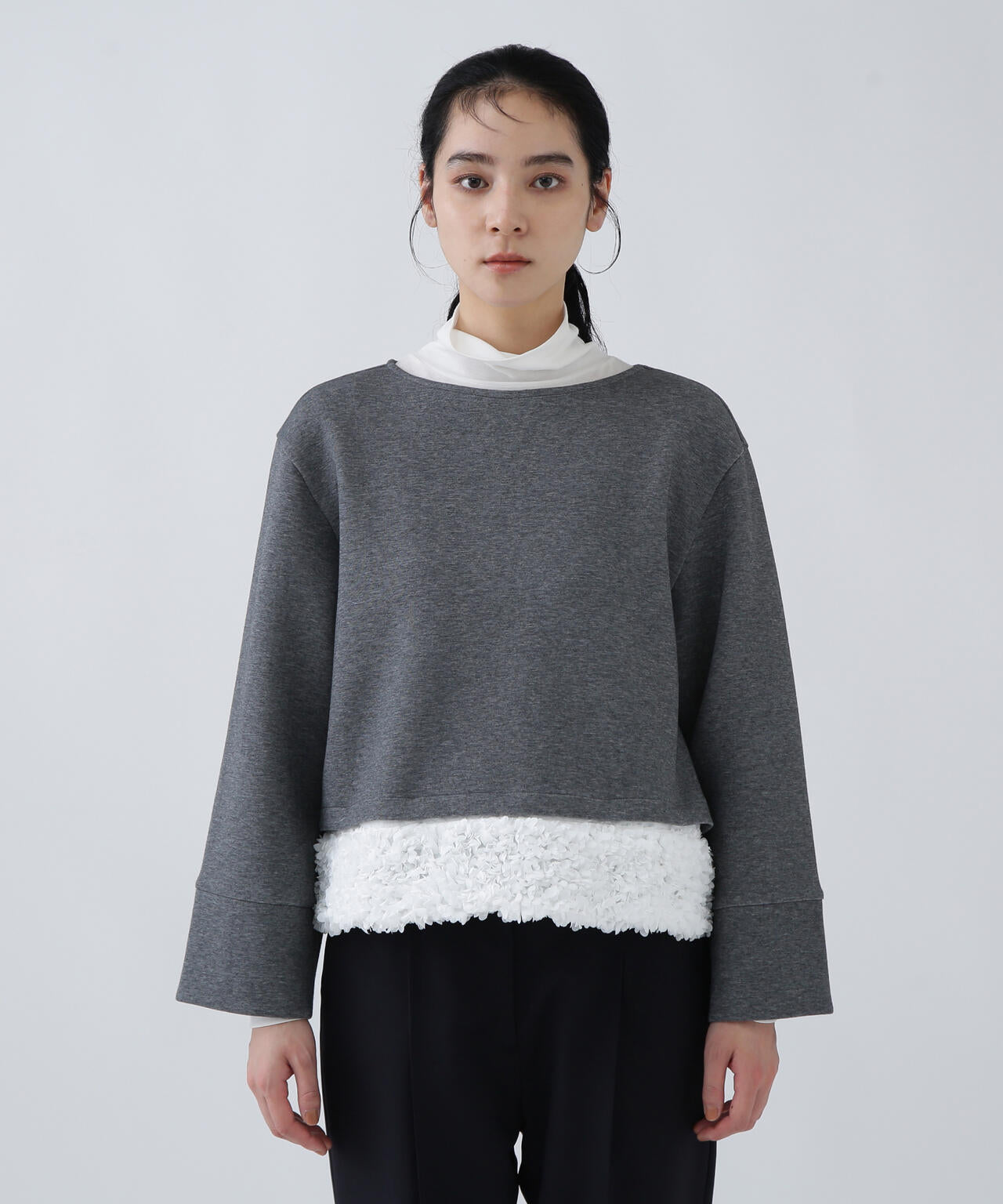 好きを着て気分が高まる】甘さを着替える2WAYダンボールプルオーバー