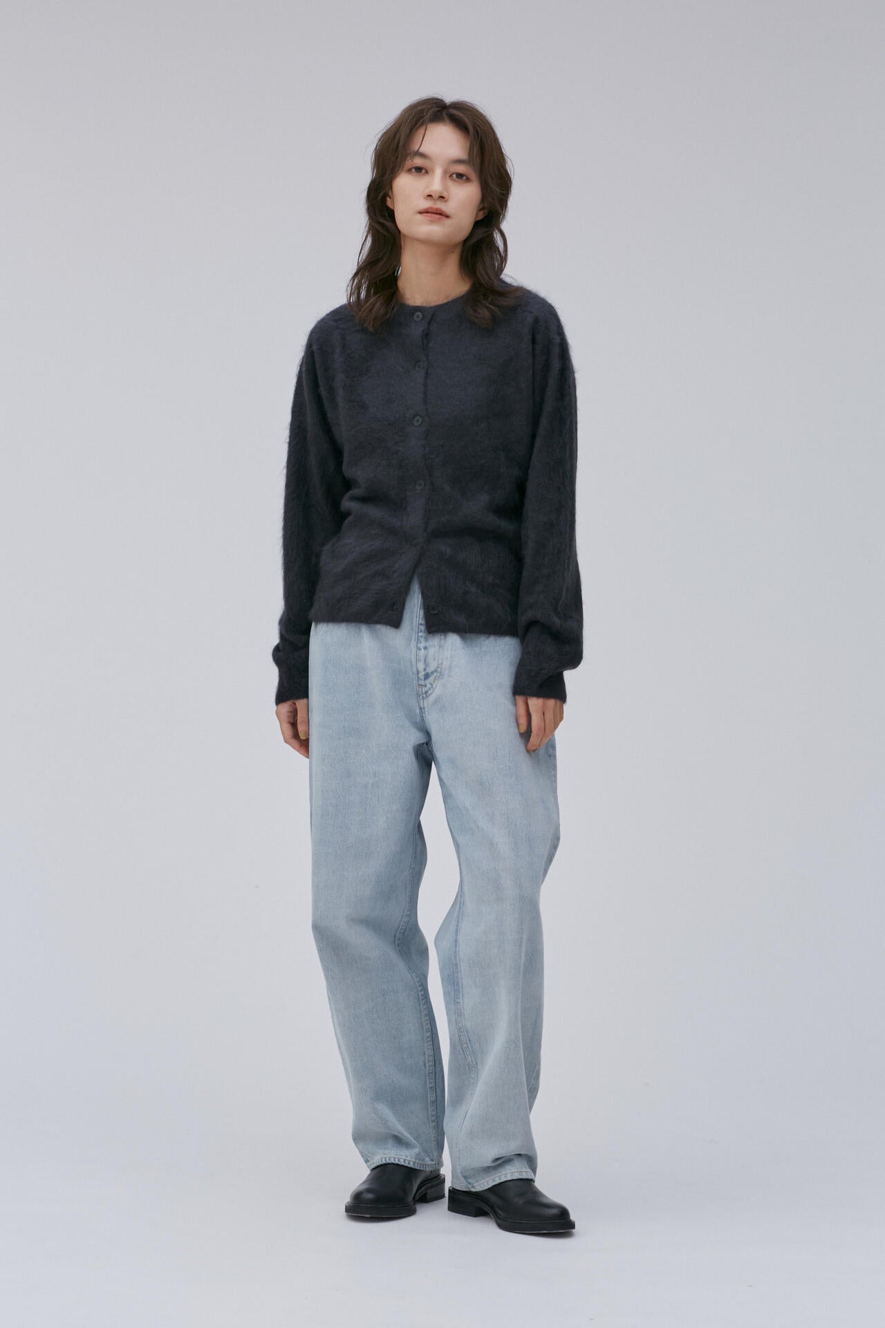 ATON / ROYAL CASHMERE FUR CREWNECK CARDIGAN | THE LIBRARY（ザ