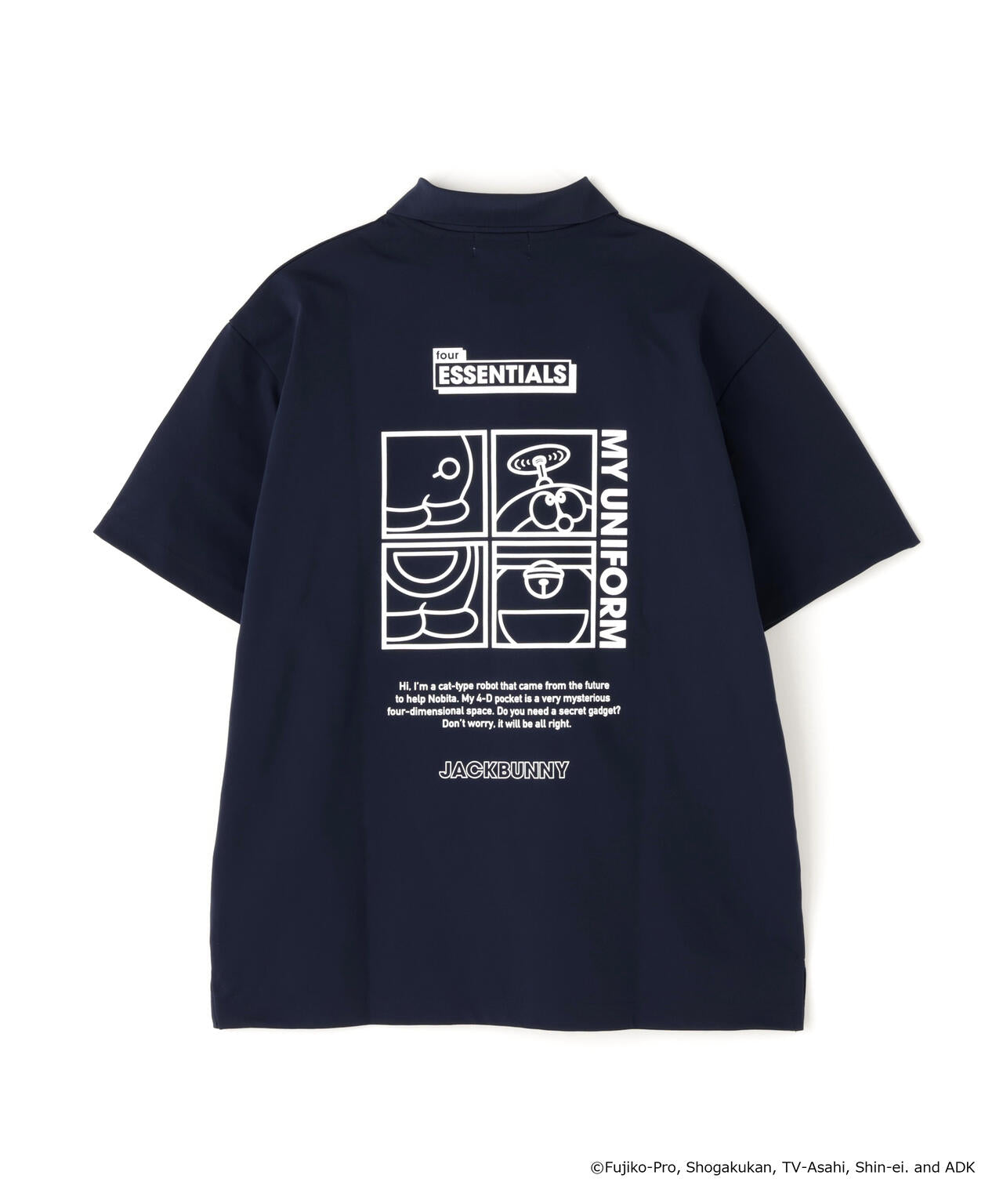 ドラえもん】PEカノコ半袖ポロシャツ | Jack Bunny!!（ジャックバニー