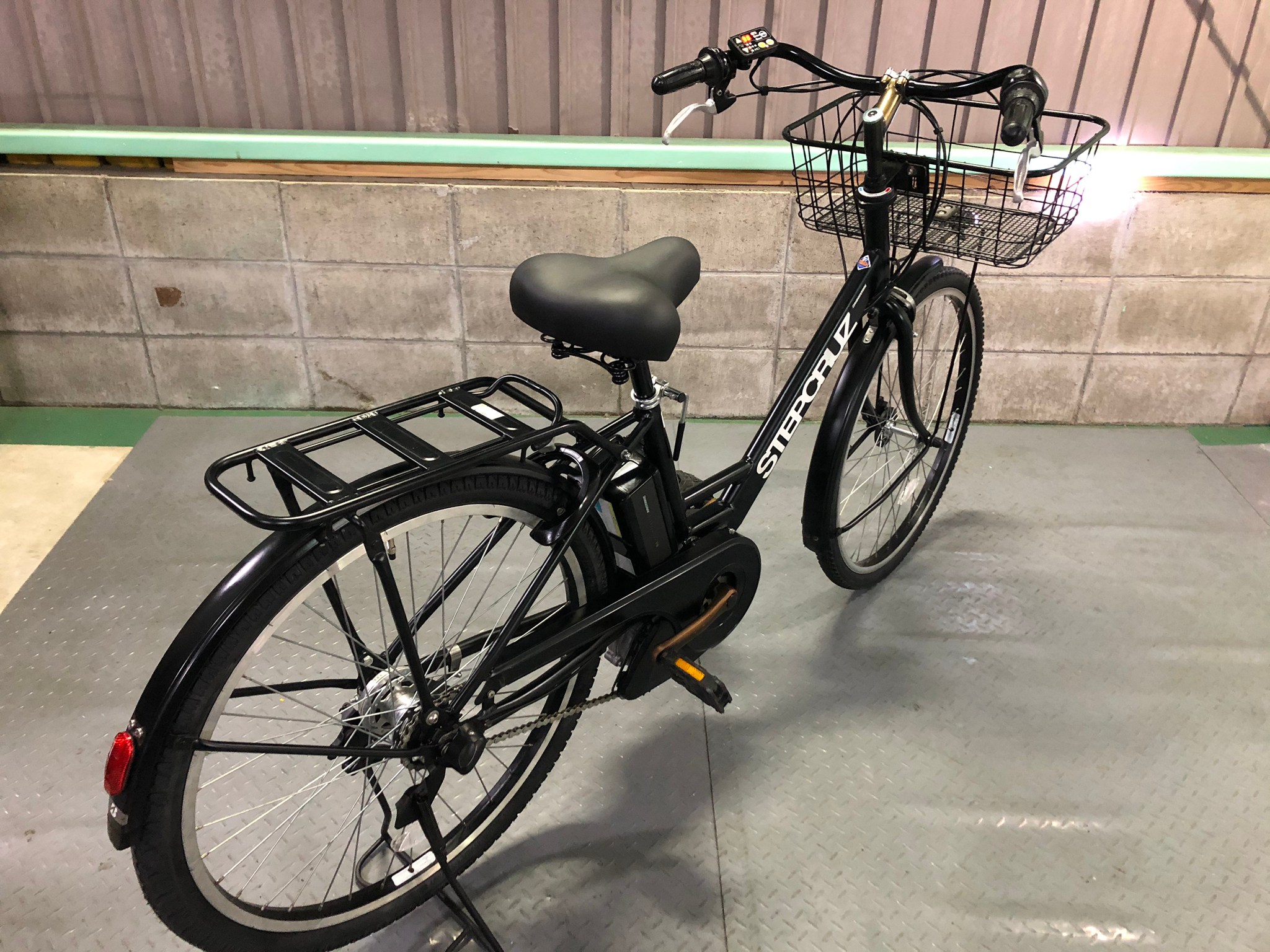 SOLD OUT】電動自転車 ブリヂストン STEPCRUZ 26インチ 大容量8.7Ah 黒