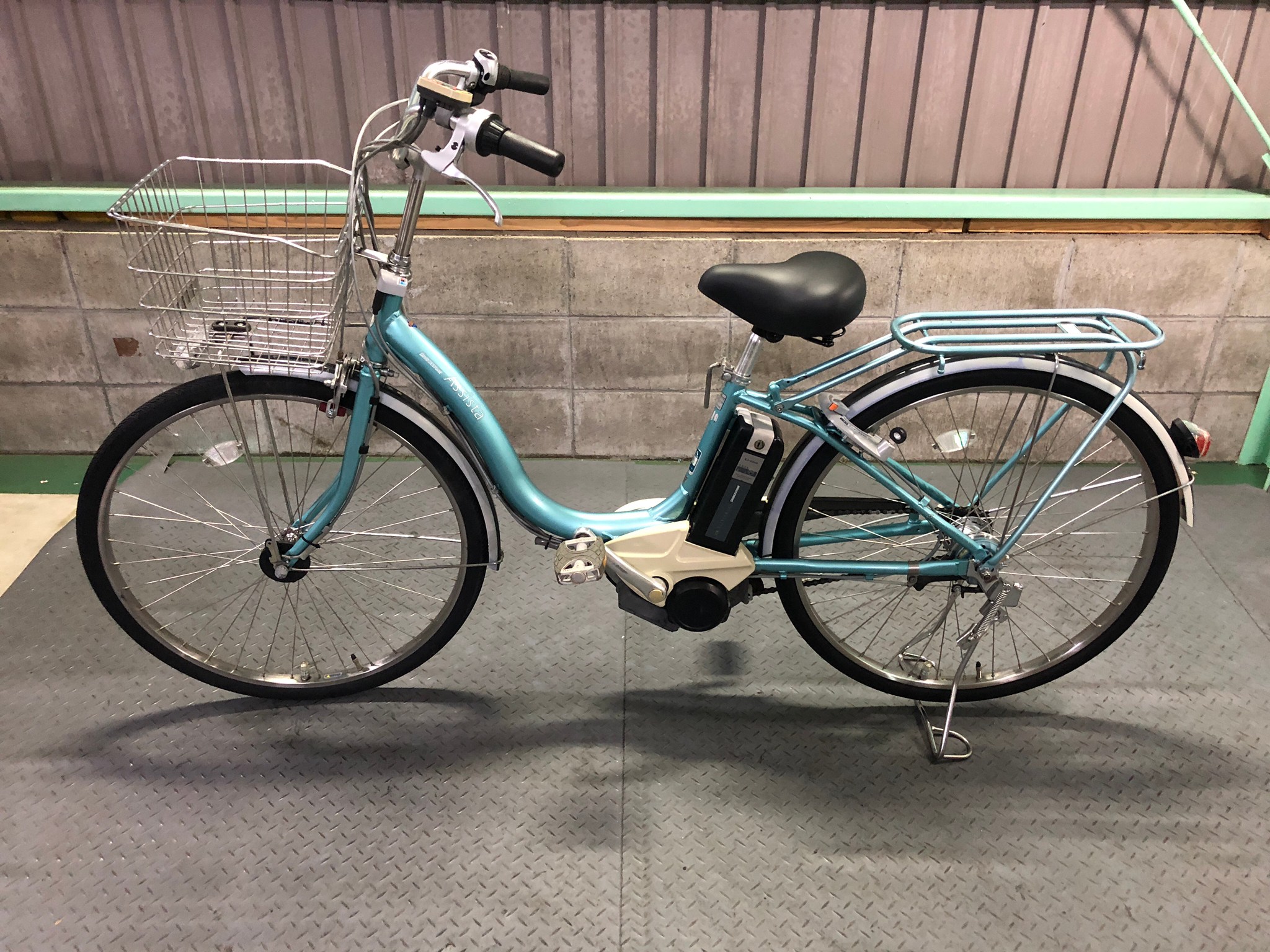 SOLD OUT】電動自転車 ブリヂストン ASSISTA 26インチ 6.6Ah 水色