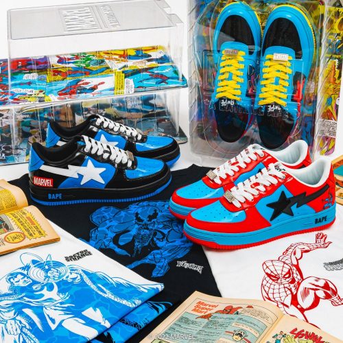 マニア垂涎のスニーカー】スパイダーマン、ヴェノムらが揃い踏み！「ア