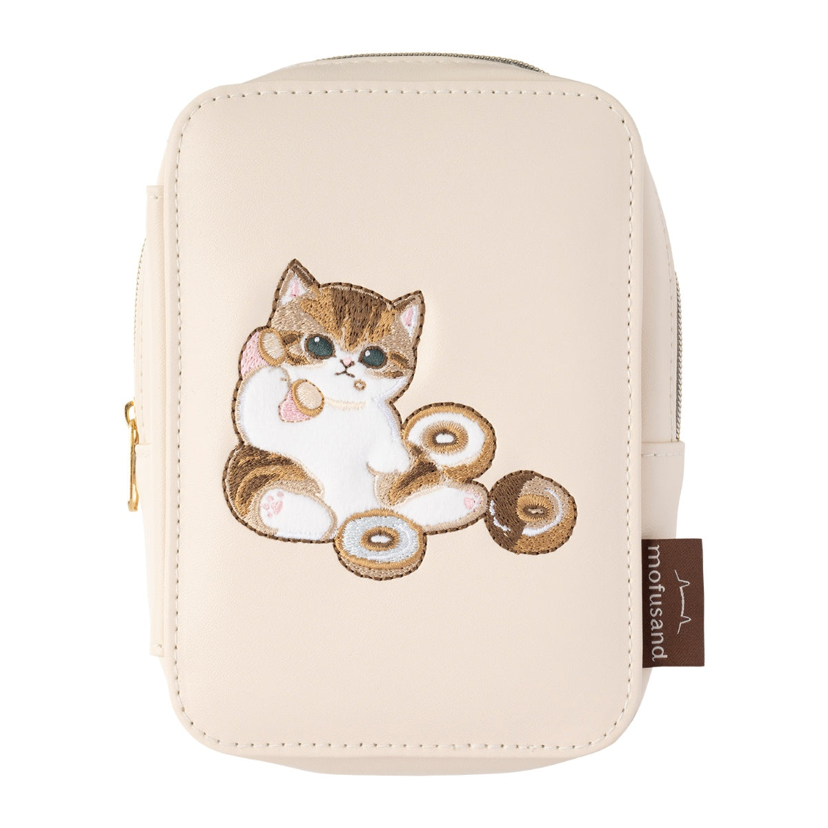 mofusand ミラー付きアクスタポーチ(ベージュ) | mofusandもふもふ