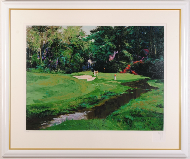 インテリアの絵画をシルクスクリーンの版画で制作したマーク・キングの