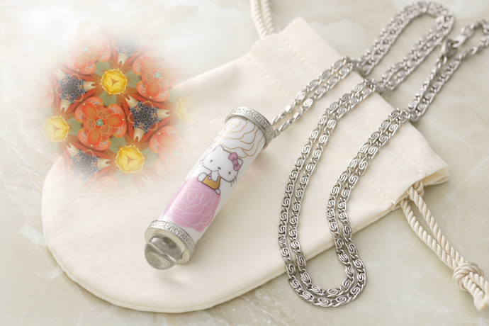 有田焼万華鏡：香蘭社・サンリオ]ハローキティ35周年記念モデル（テ