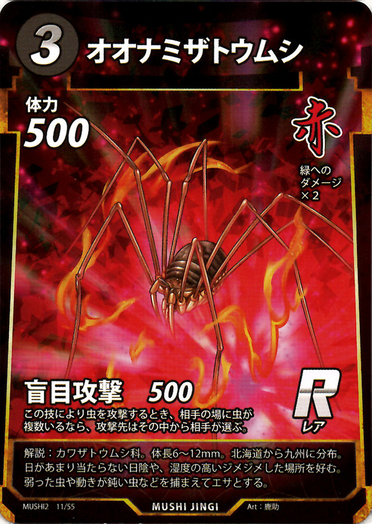 蟲神器】オオナミザトウムシ(R)の詳細【昆虫カード図鑑】