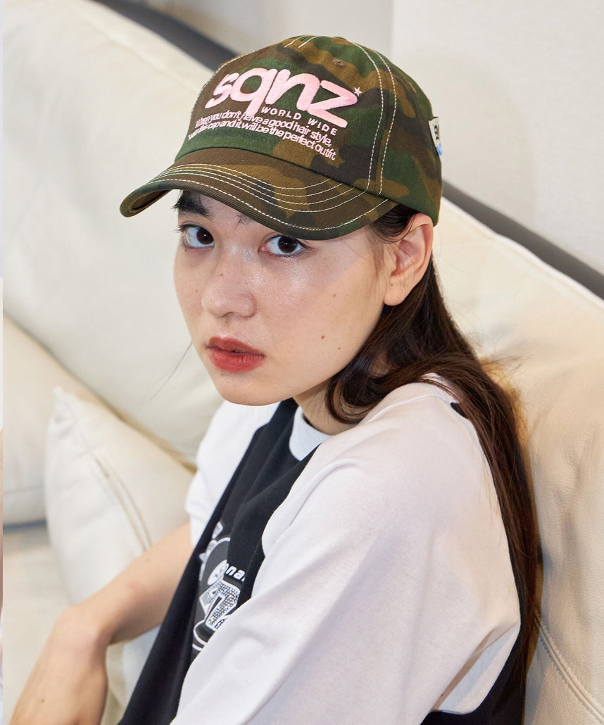SEQUENZ（シークエンズ）】sqnz logo cap / ロゴ ベースボール