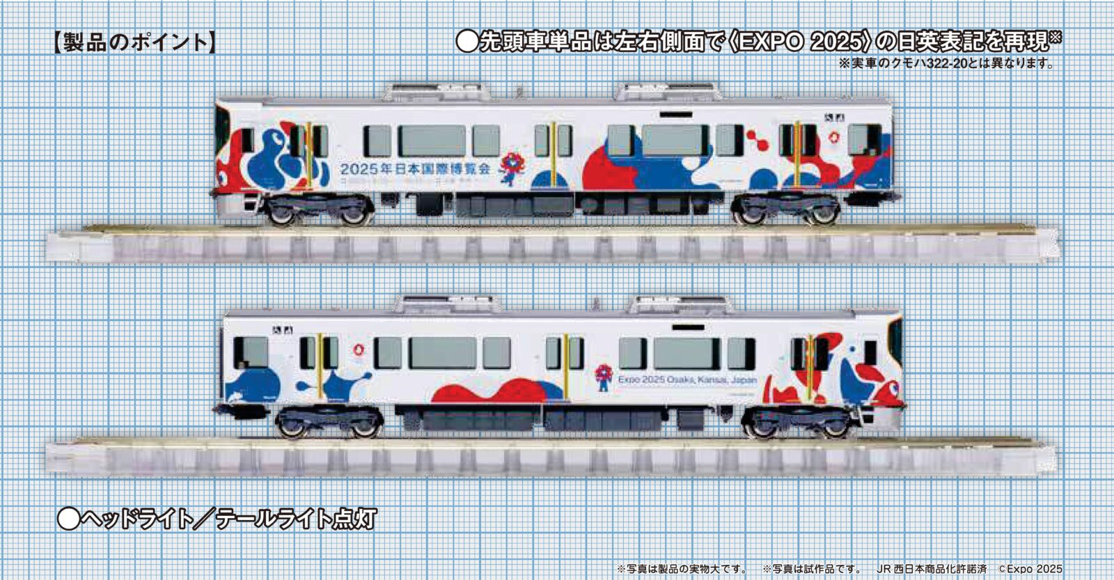 EXPO 2025 ミャクミャク 323系 (先頭車単品) 特別企画品 品番：12-301