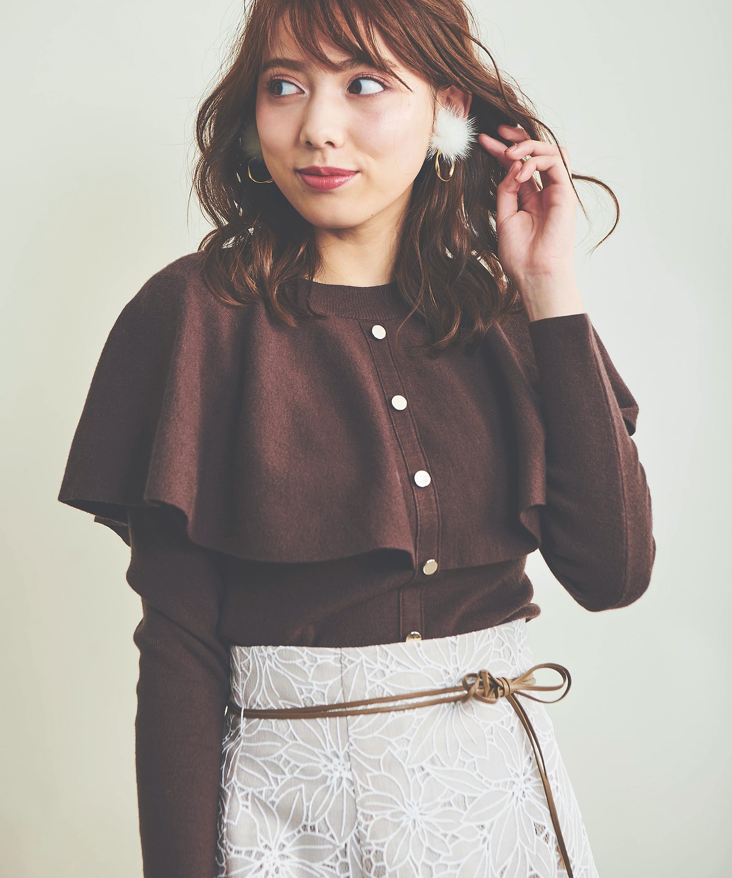 ケープドッキングニット | ニット | NOELA OFFICIAL WEB STORE