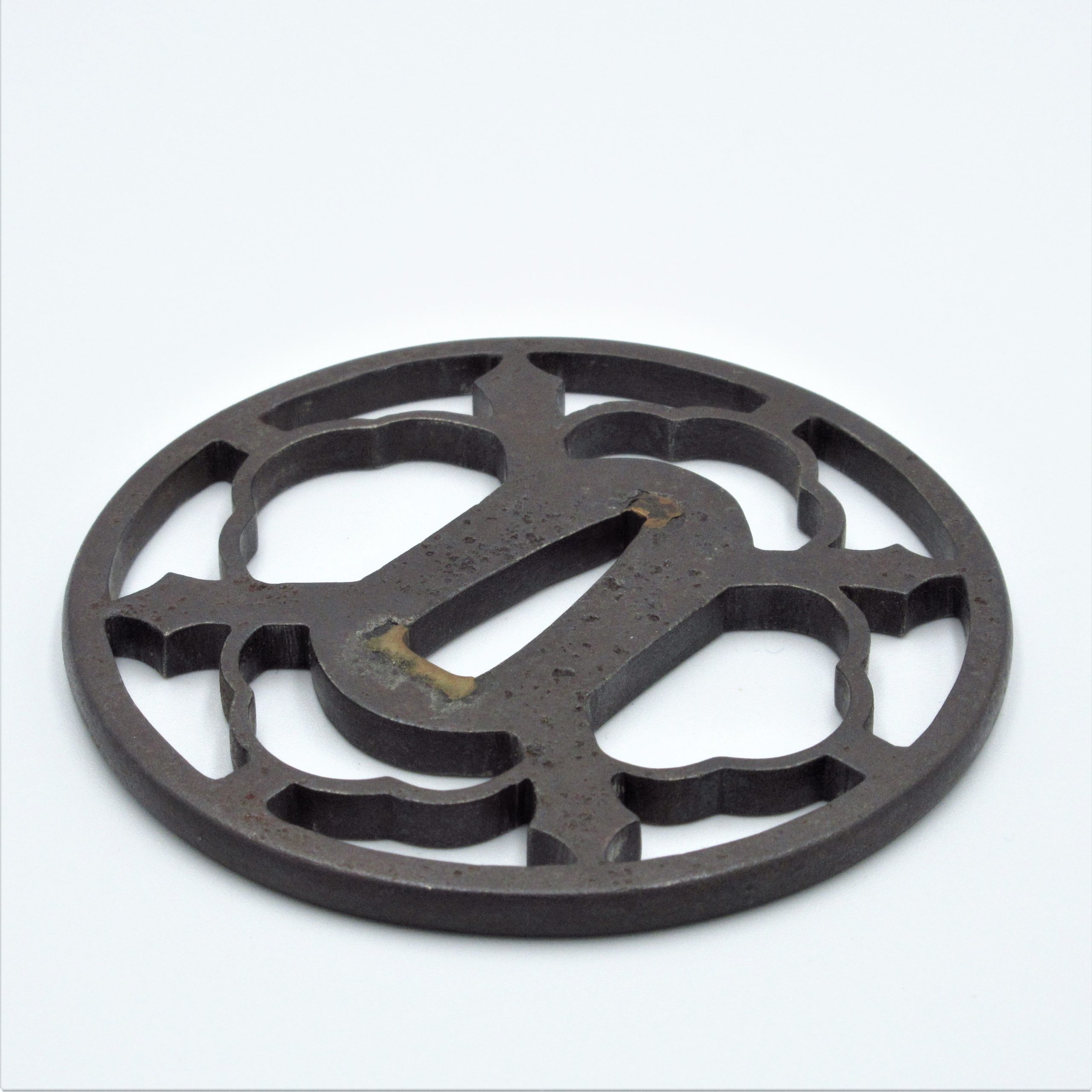 鍔 四方剣花菱図透 - 濃州堂