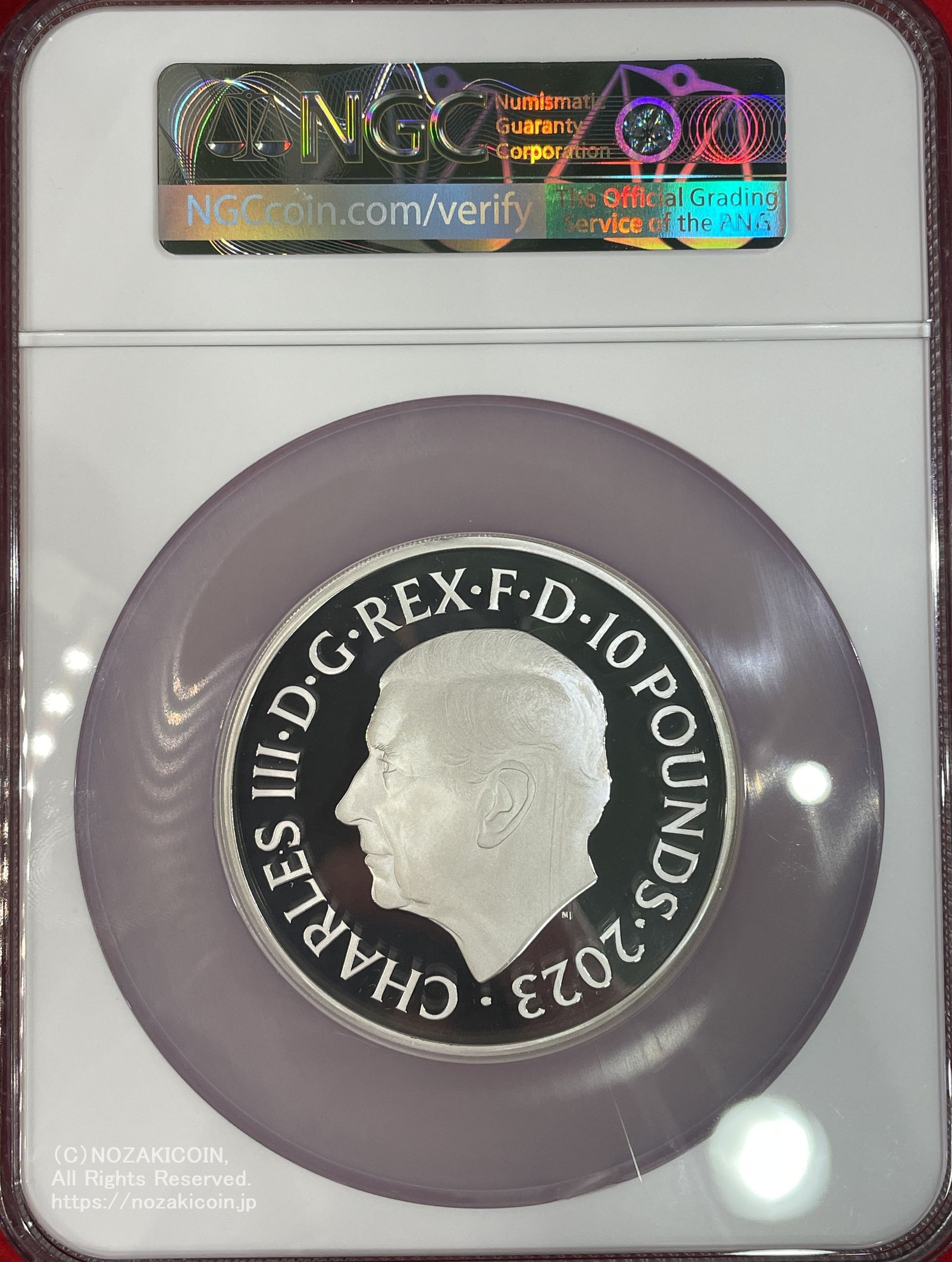 イギリス 10ポンド銀貨 5オンス 2023年 ハリー・ポッター ホグワーツ