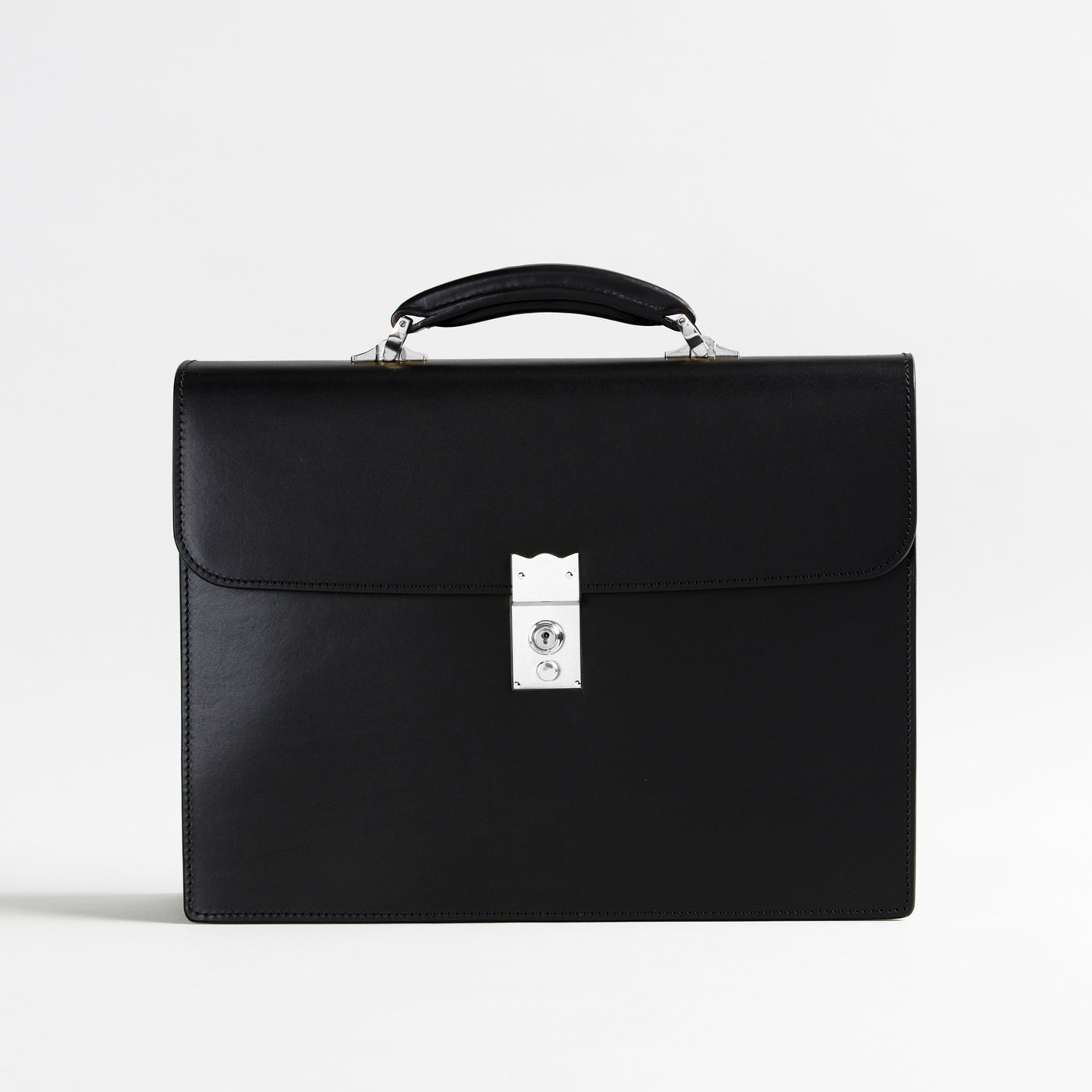 大峽製鞄｜冠式ビジネスバッグ A4／2気室(ブラック)【0969-2-SDL】