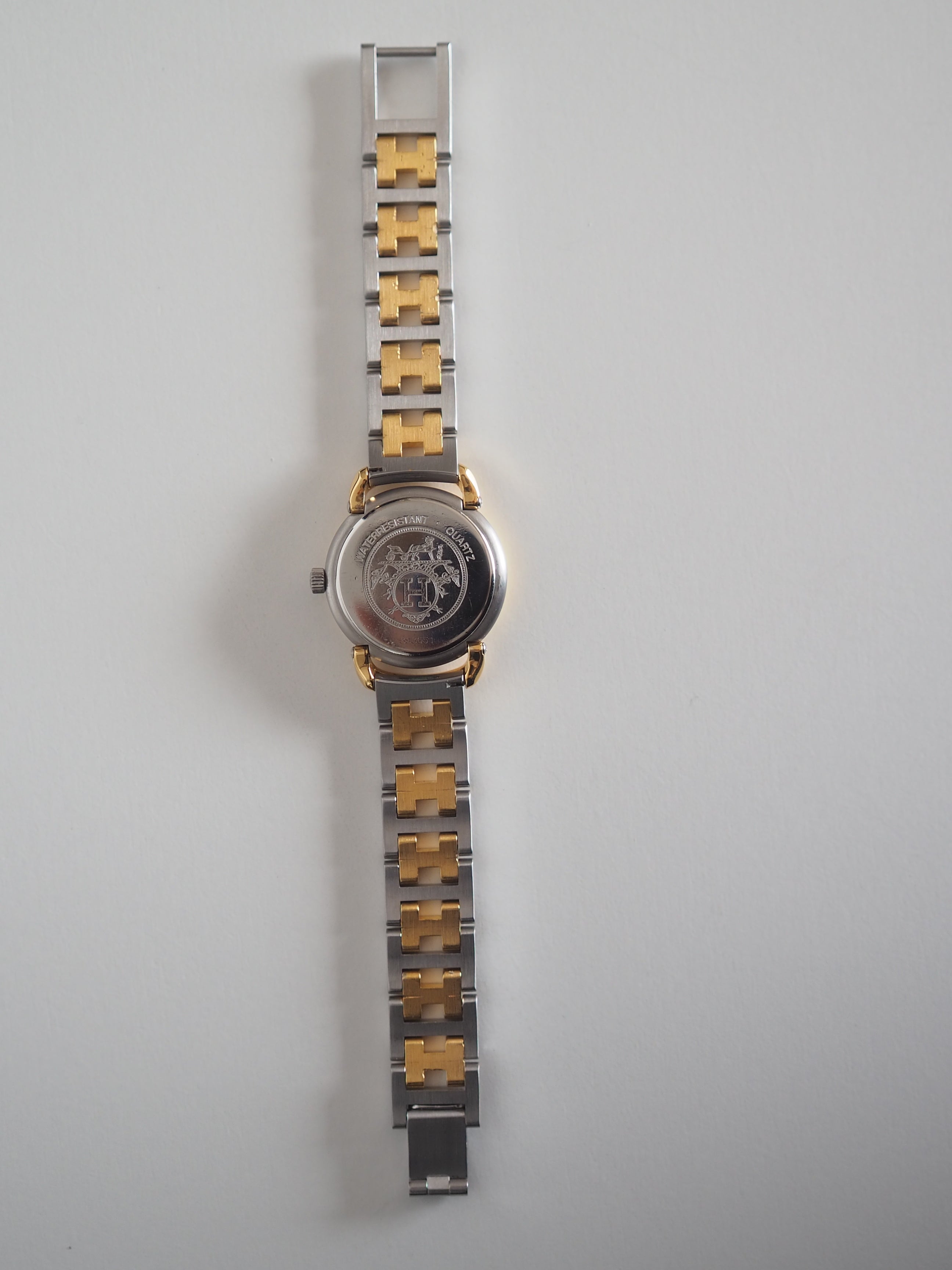 HERMES エルメス プルマン ウォッチ 腕時計 レディース コンビ