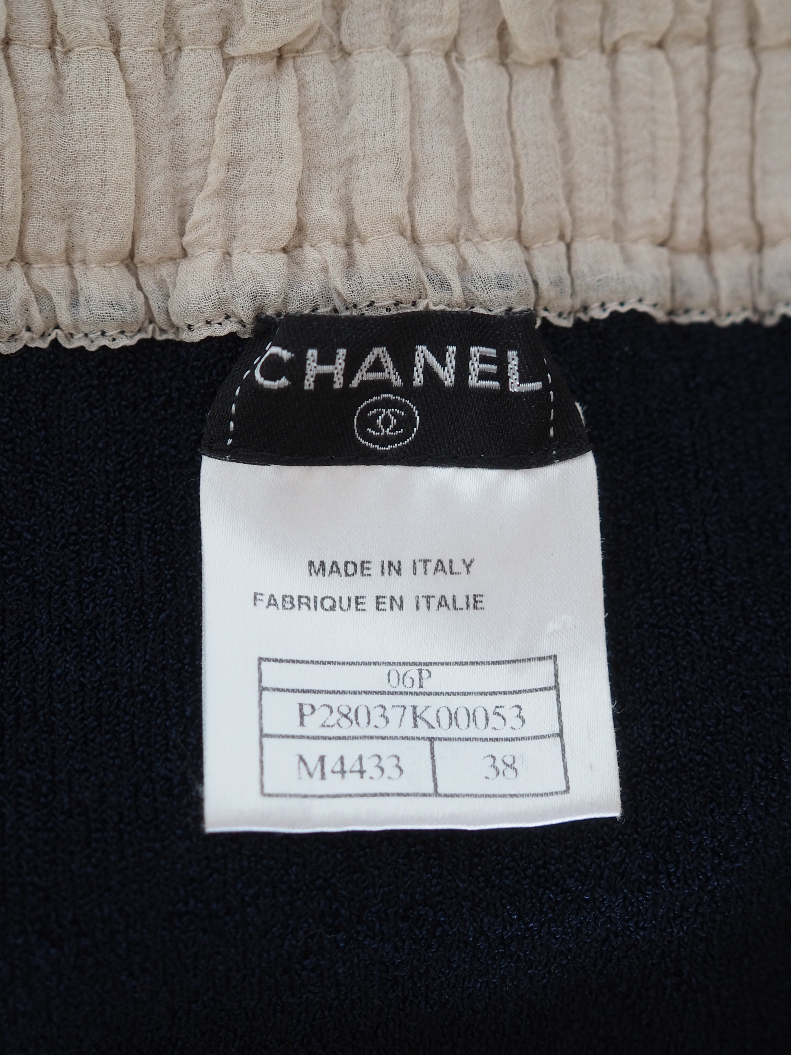 CHANEL シャネル リボン ニット キャミソール トップス 06P 38サイズ