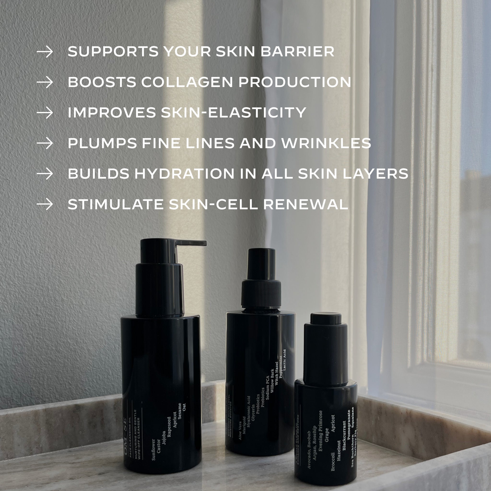 Minimalist 3-Step Skincare Routine For Dry/Aging/Mature Skin – OM-SE