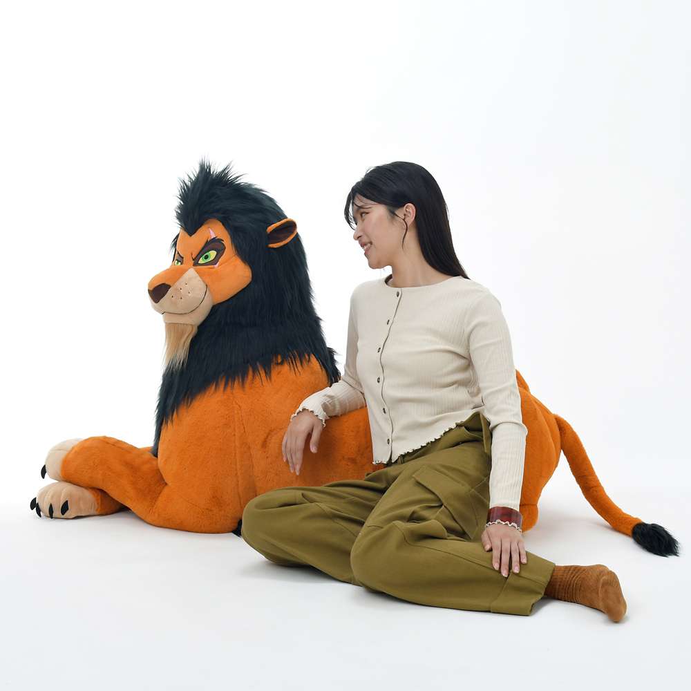 ディズニーハピリクファクトリーからスカー127cmぬいぐるみが登場