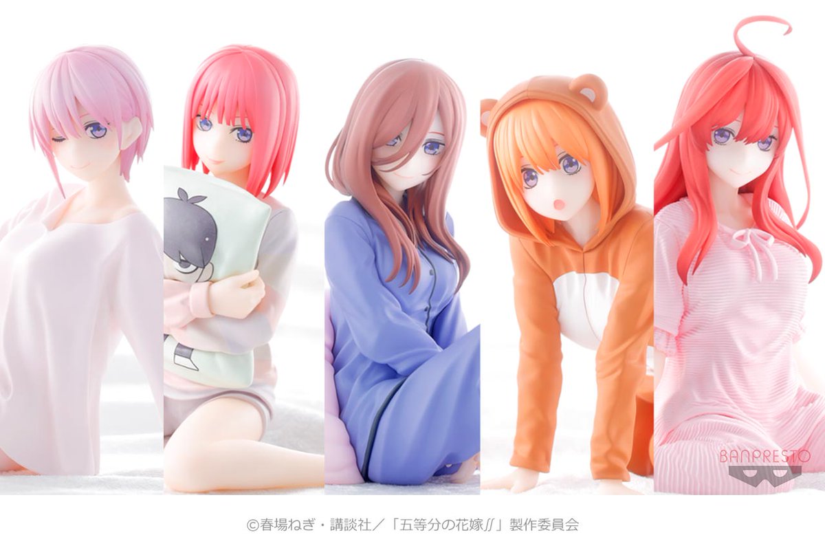 あの扉絵が…／ TVアニメ『五等分の花嫁∬』よりパジャマ姿の姉妹を