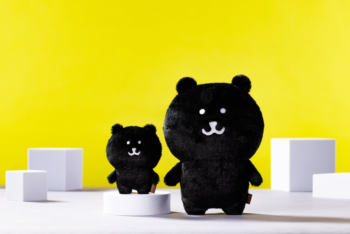 🖌️新商品🖌️ 『#ナガノのくま THE BLACK』 ・ぬいぐるみS 2,310円