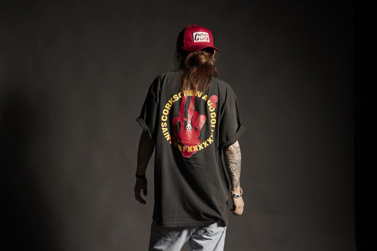 黒夢 × SAINT Mxxxxxx Collaboration Tshirts 『Knife & Grape