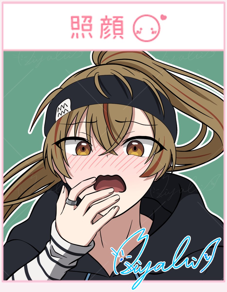 か、可愛いじゃねぇし！！ #ハンドレFA #ハンドレ #ホークアイズ #物怪瑠衣