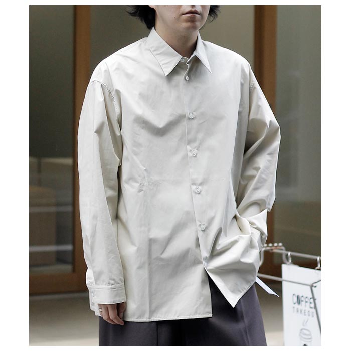 ノノット NONNOTTE クリア ヘビーブロード クロス オーバーサイズド