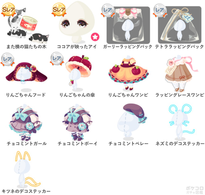 ポケコロガチャ図鑑