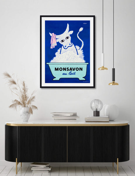 サヴィニャック・MONSAVON au lait オリジナルリトグラフ1949年