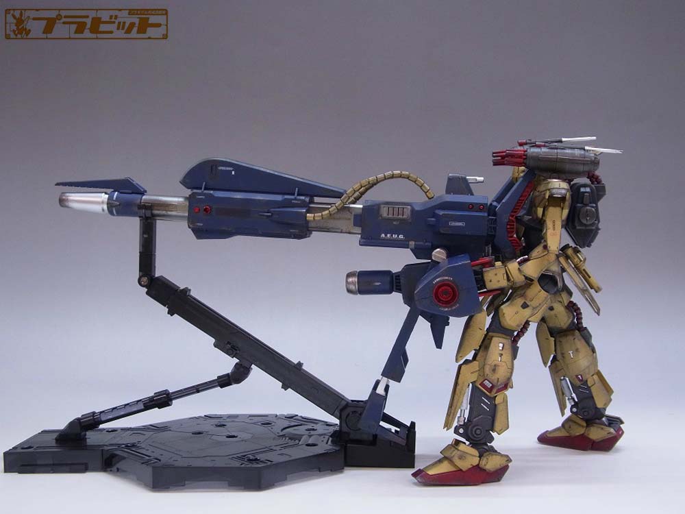 製作代行紹介「バンダイ MG 1/100 量産型百式改 + メガバズーカ