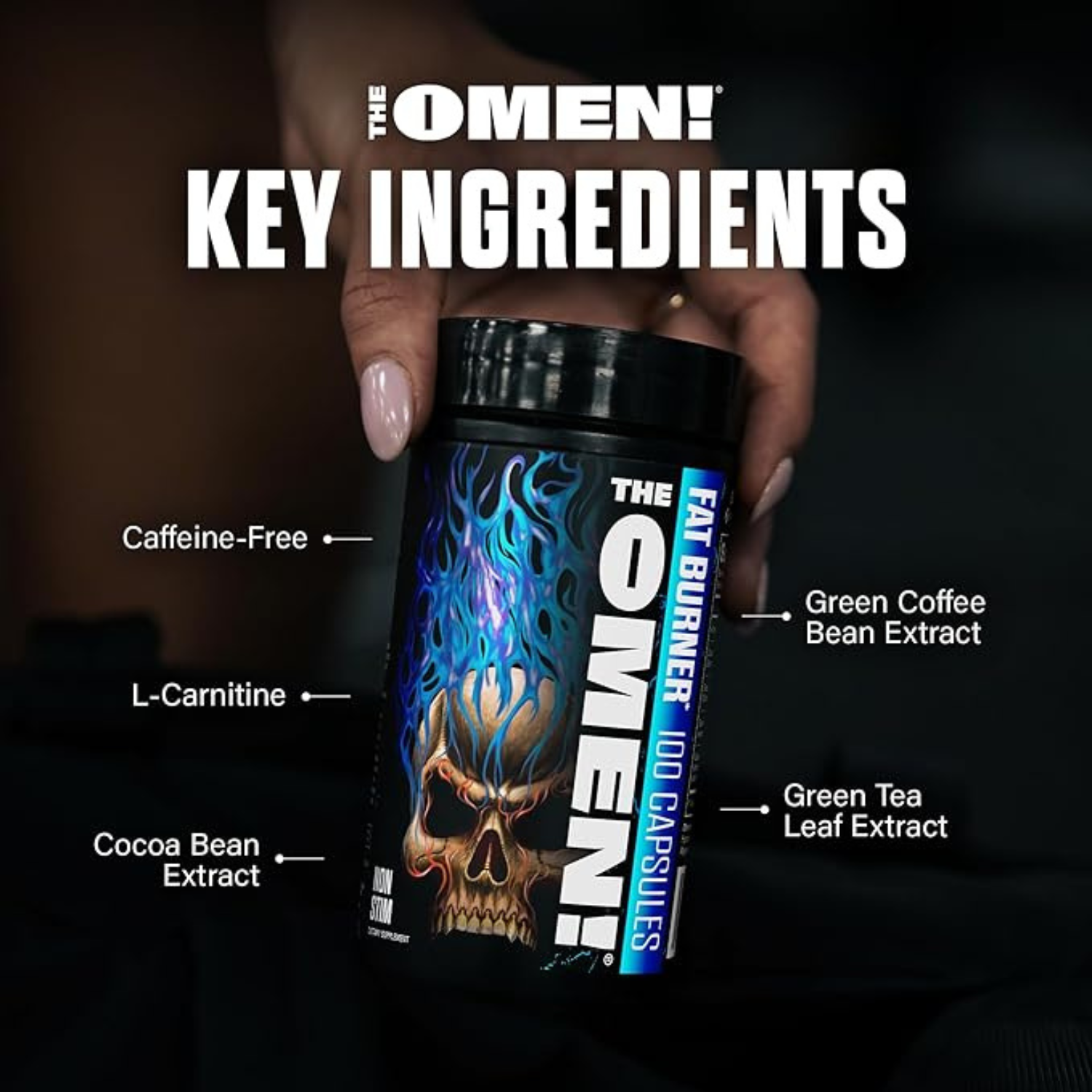 JNX Sports The Omen Fat Burner [100 Vegan Capsules] | Protein House