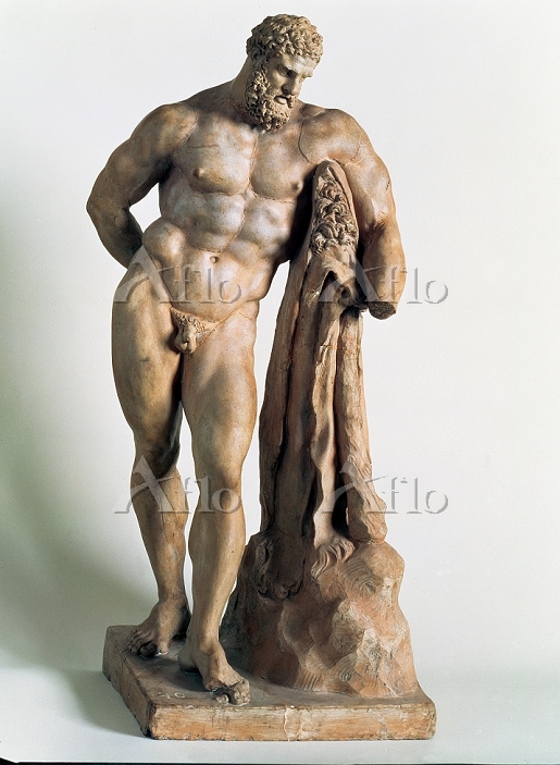 Title：Farnese Hercules, copy of the original statue by Lysippus