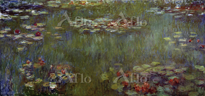 ☆ cizario05oaks☆クロード・モネ 「睡蓮(緑の反映・L