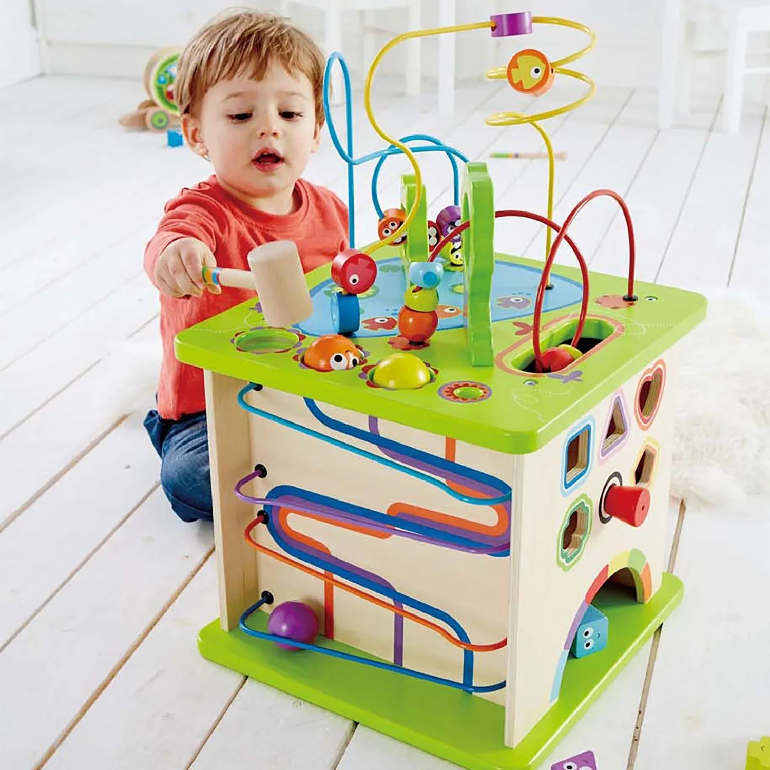 Hape Country Critters Play Cube | Pupsik Singapore