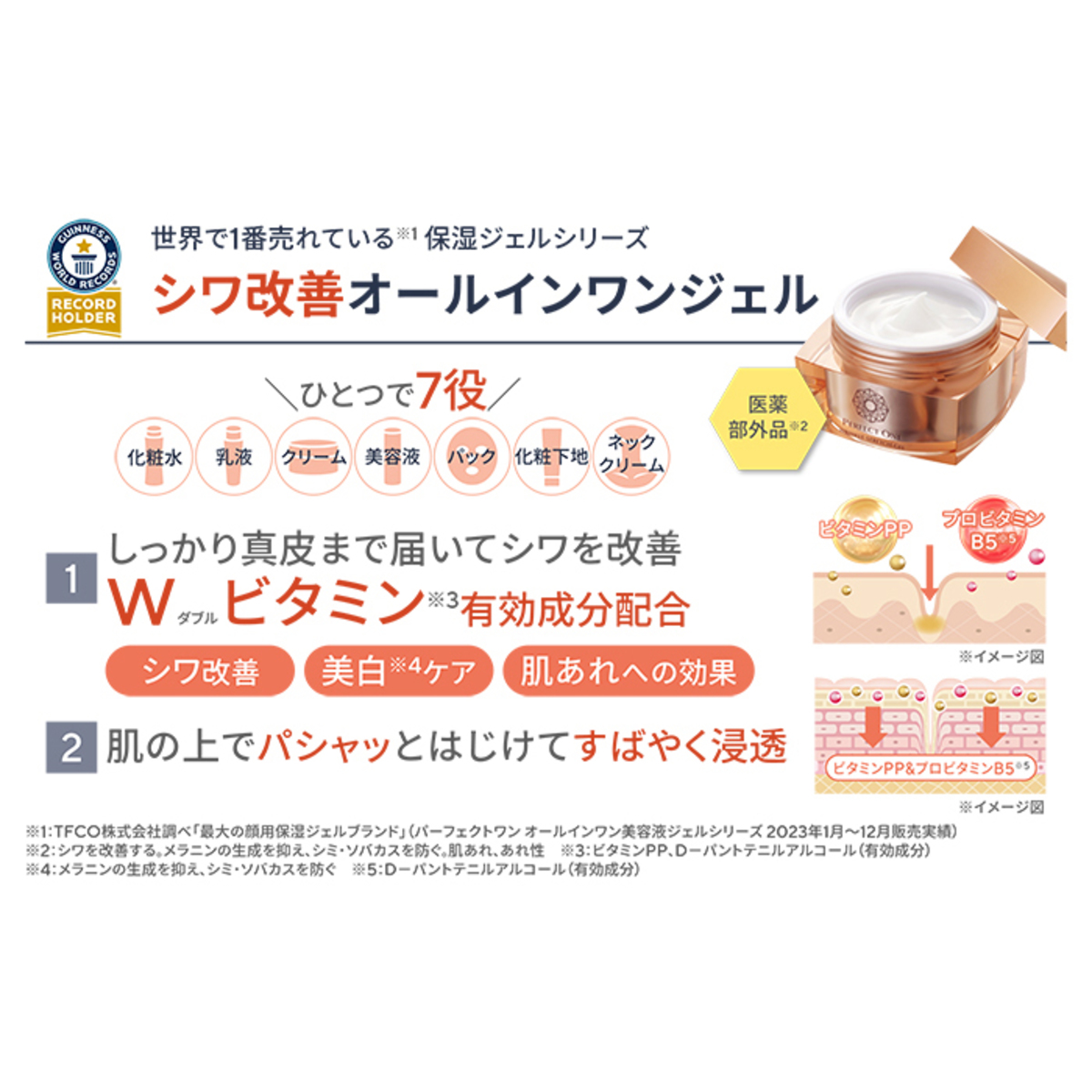 パーフェクトワン 薬用リンクルストレッチジェル50g パーフェクトワン