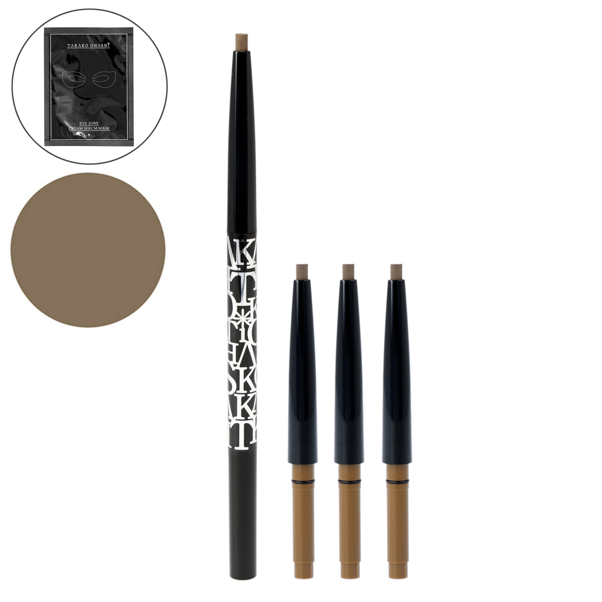 大橋タカコパウダースリムアイブロウEX＋リフィル3本+P付セット 大橋