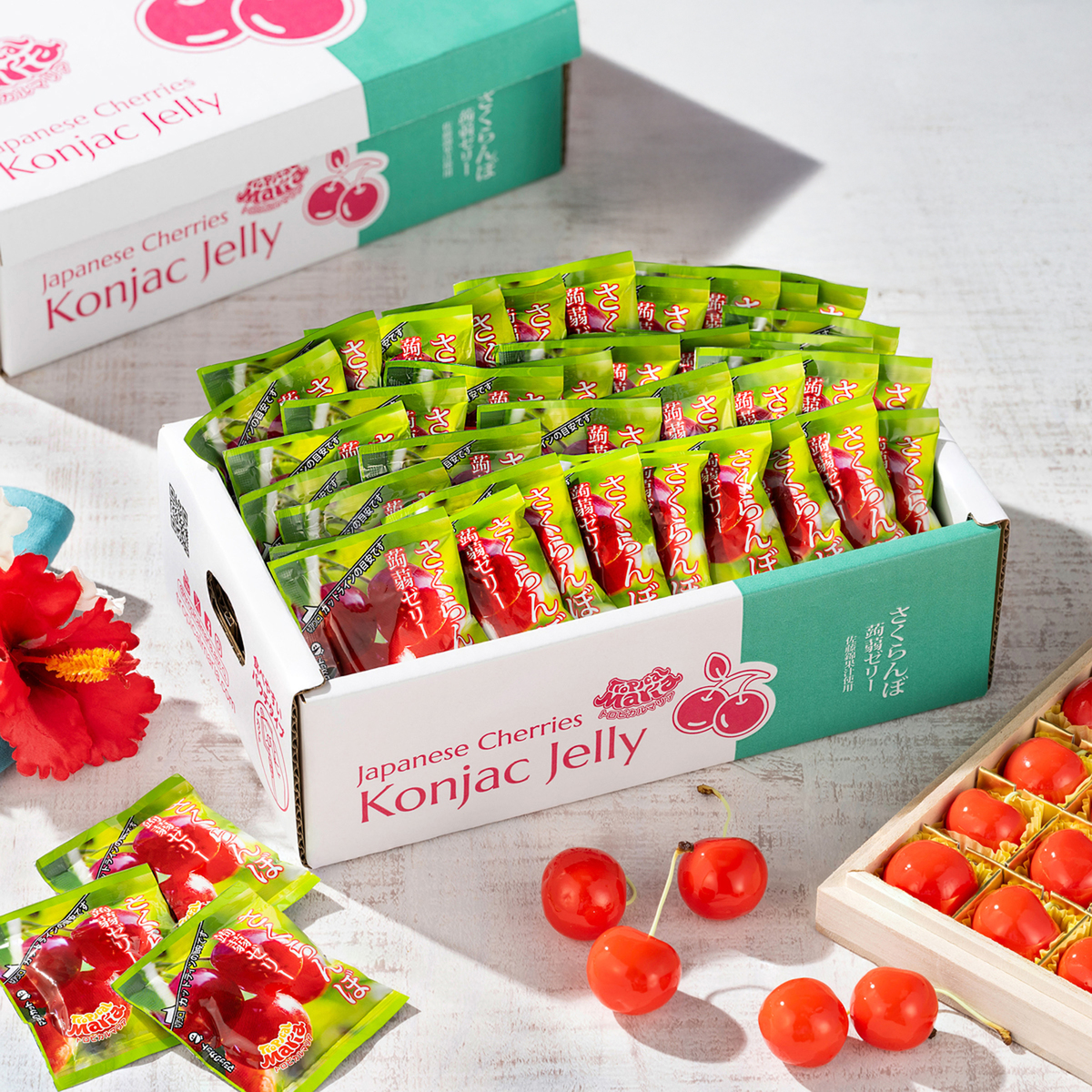 国産果汁を使ったこんにゃくゼリー80個 トロピカルマリア（Tropical