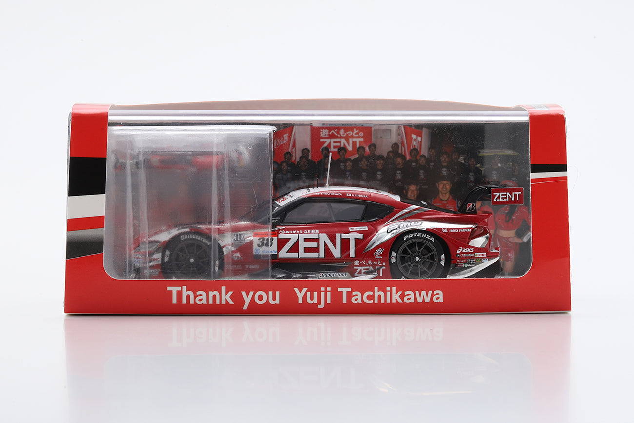 Spark SGT062YT 1/43 ZENT CERUMO GR Supra No.38 2023 Yuji Tachikawa