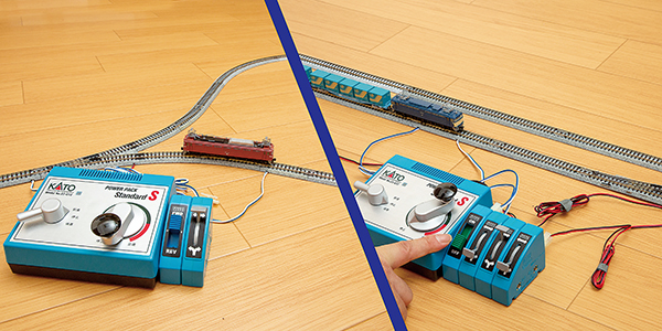 おうちで車両入換！？KATOユニトラック逆転・給電スイッチで遊ぼう